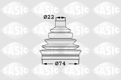 Sasic 1906004 комплект пылника, приводной вал на FIAT PUNTO (188)