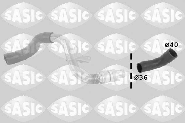 Sasic 3336067 трубка нагнетаемого воздуха на FORD FOCUS II седан (DA_)