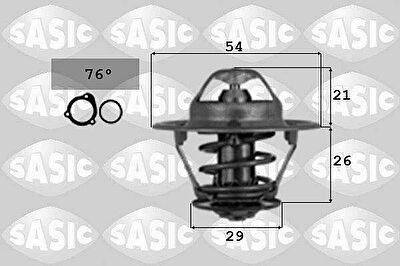 Sasic 4000367 термостат, охлаждающая жидкость на RENAULT TRAFIC фургон (TXX)