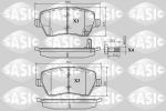 Sasic 6214011 комплект тормозных колодок, дисковый тормоз на RENAULT MODUS / GRAND MODUS (F/JP0_)