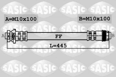 Sasic 6604038 тормозной шланг на RENAULT KANGOO (KC0/1_)