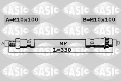 Sasic SBH0174 тормозной шланг на PEUGEOT 806 (221)