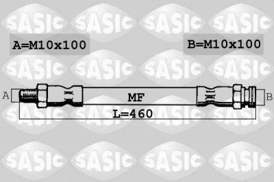 Sasic SBH0179 тормозной шланг на FIAT DUCATO фургон (290)
