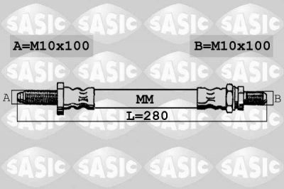 Sasic SBH6324 тормозной шланг на FORD ORION II (AFF)