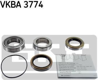 SKF VKBA 3774 комплект подшипника ступицы колеса на MITSUBISHI L 300 фургон (P0_W, P1_W, P0_V, P1_V, P_2V, P2_W)