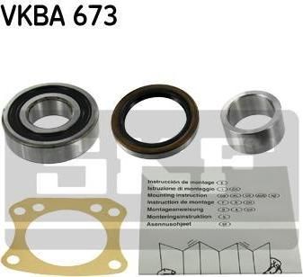SKF VKBA 673 комплект подшипника ступицы колеса на NISSAN SUNNY (140Y, 150Y)