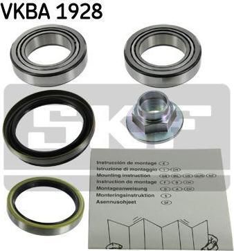 SKF VKBA1928 Подшипник передней ступицы Mazda 121 -00/Kia Rio -05 (51720FD000)