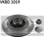 SKF VKBD 1019 тормозной диск на RENAULT LAGUNA III (BT0/1)