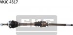 SKF VKJC 4517 приводной вал на PEUGEOT 206 Наклонная задняя часть (2A/C)