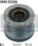 SKF VKM 03106 механизм свободного хода генератора на VW PASSAT Variant (3A5, 35I)