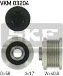 SKF VKM 03204 механизм свободного хода генератора на FIAT BRAVO II (198)