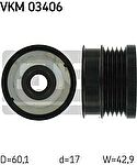 SKF VKM 03406 механизм свободного хода генератора на OPEL VECTRA C универсал