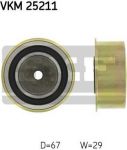 SKF VKM 25211 паразитный / ведущий ролик, зубчатый ремень на OPEL ASTRA F (56_, 57_)