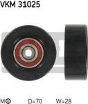 SKF VKM 31025 натяжной ролик, поликлиновой ремень на VW LUPO (6X1, 6E1)