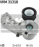 SKF VKM 31318 натяжной ролик, поликлиновой ремень на VW TOUAREG (7P5)