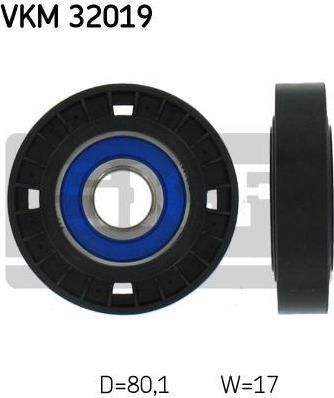 SKF VKM 32019 Ролик ведущий натяжной, поликлиновой ремень