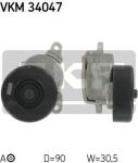SKF VKM 34047 натяжной ролик, поликлиновой ремень на FORD MONDEO I (GBP)