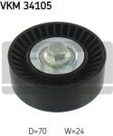 SKF VKM 34105 паразитный / ведущий ролик, поликлиновой ремень на FORD MONDEO II (BAP)