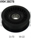 SKF VKM 38078 паразитный / ведущий ролик, поликлиновой ремень на MERCEDES-BENZ E-CLASS (W211)