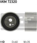 SKF VKM 72320 натяжной ролик, ремень грм на NISSAN BLUEBIRD Hatchback (T72, T12)