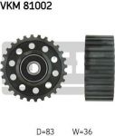 SKF VKM 81002 паразитный / ведущий ролик, зубчатый ремень на TOYOTA DYNA автобус (LY1_, _H8_)