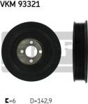 SKF VKM 93321 ременный шкив, коленчатый вал на PEUGEOT BOXER автобус (230P)