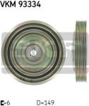 SKF VKM 93334 ременный шкив, коленчатый вал на PEUGEOT 206 Наклонная задняя часть (2A/C)