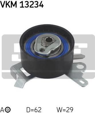 SKF VKM13234 Ролик ремня ГРМ PEUGEOT 206/307/407/CITROEN C4/C5/С8 2.0 натяжной (082996)