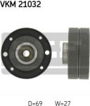 SKF VKM21032 Ролик обводной VAG A100 2,0-2,3L ->11/90 (074109243)