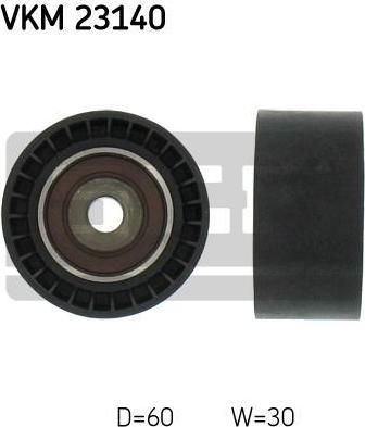 SKF VKM23140 Ролик промежуточный ремня ГРМ Citroen. Ford. Mazda. Peugeot 1.4HDi/1.6HDi 02> (1145955)