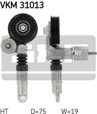 SKF VKM31013 Натяжитель ремня генератора VAG A4/A6/Golf IV/Passat B5 1,9D/TD/TDI 00-05 (038903315P)