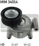 SKF VKM34014 Ролик натяж.агрег. ремня FORD Focus II 1.8/2.0 04-> (1315781)