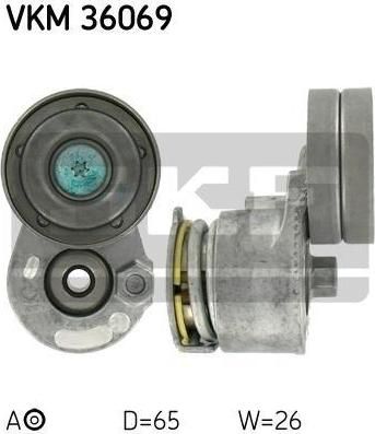 SKF vkm36069 Натяжитель ремня приводного RENAULT TRAFIC/OPEL VIVARO