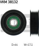 SKF VKM38132 VKM38132_=23780F !ролик обв. MB W168 1.4-2.1 97-04/W169 1.5-2.0 04>/Vaneo 1.6/1.9 02>