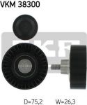 SKF VKM38300 ролик нат.НО E60 2.0/3.0 E65 3.0 M54 01>
