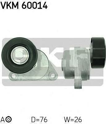 SKF VKM60014 Ролик натяжной поликлинового ремня CHEVROLET Aveo 1.4/1.5 05-> Lacetti 1.4/1.5 05-> (96349976)