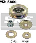 SKF VKM63001 Паразитный / Ведущий ролик HONDA