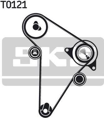 SKF VKMA 03300 комплект ремня грм на PEUGEOT BOXER автобус (230P)