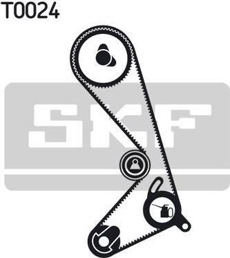 SKF VKMA 06205 комплект ремня грм на RENAULT 21 универсал (K48_)