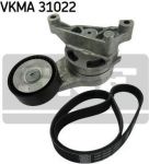 SKF VKMA 31022 поликлиновой ременный комплект на AUDI A3 Sportback (8PA)