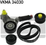 SKF VKMA 34030 поликлиновой ременный комплект на JAGUAR X-TYPE (CF1)