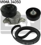 SKF VKMA 34050 поликлиновой ременный комплект на FORD MONDEO I (GBP)