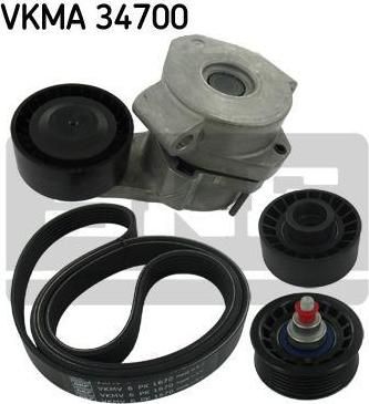 SKF VKMA 34700 поликлиновой ременный комплект на PEUGEOT BOXER фургон