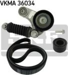 SKF VKMA 36034 поликлиновой ременный комплект на RENAULT MEGANE I (BA0/1_)