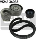 SKF VKMA 36038 поликлиновой ременный комплект на OPEL VIVARO фургон (F7)