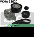 SKF VKMA 38020 поликлиновой ременный комплект на MERCEDES-BENZ M-CLASS (W163)