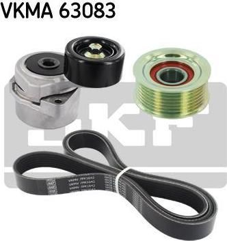 SKF VKMA 63083 поликлиновой ременный комплект на HONDA ACCORD VIII универсал