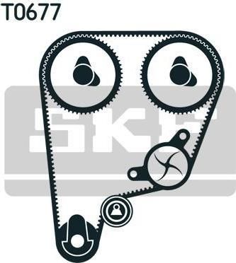 SKF VKMA 93009 комплект ремня грм на HONDA PRELUDE III (BA)