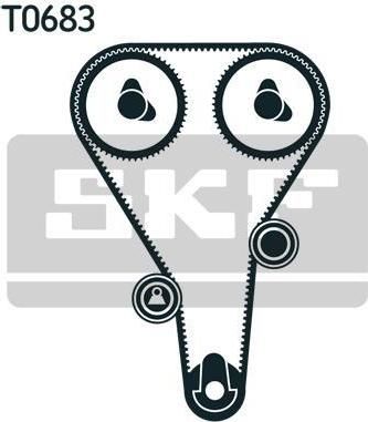 SKF VKMA 94010 комплект ремня грм на MAZDA 626 IV Hatchback (GE)