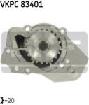 SKF VKPC 83401 водяной насос на PEUGEOT 309 II (3C, 3A)